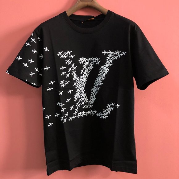 Other - Louis Vuitton Men Plane Printed Black T-Shirt Other - Louis Vuitton Men Plane Printed Black T-Shirt